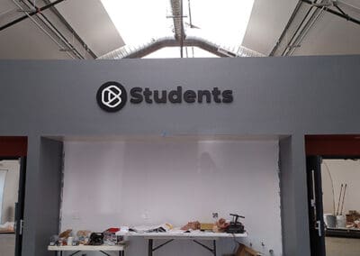 Students signage